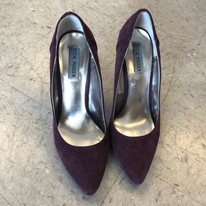 Eggplant Purple comfortable heels